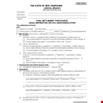 Divorce Agreement for Civil Union Parties: Shall be Binding for Both Parties example document template