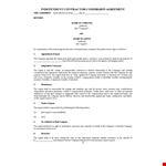 Commission Agreement Template | Company Insurance Agreement | Agent | 60 Characters example document template