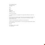 Get Your Two Weeks Notice Template example document template 