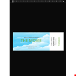Movie Ticket Template in Word example document template