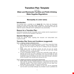 Effective Transition Plan Template for Operators - Simplify Your Transition Process example document template