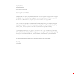 Sample Of Resignation Letter For Staff Nurse Template example document template 