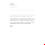 Sample Of Resignation Letter For Staff Nurse Template example document template