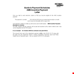 Incentive Payment Letter Template - Create a Professional Letter for Payment Report example document template