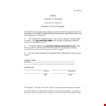 Certify Your Packaging With our Certificate of Conformance example document template