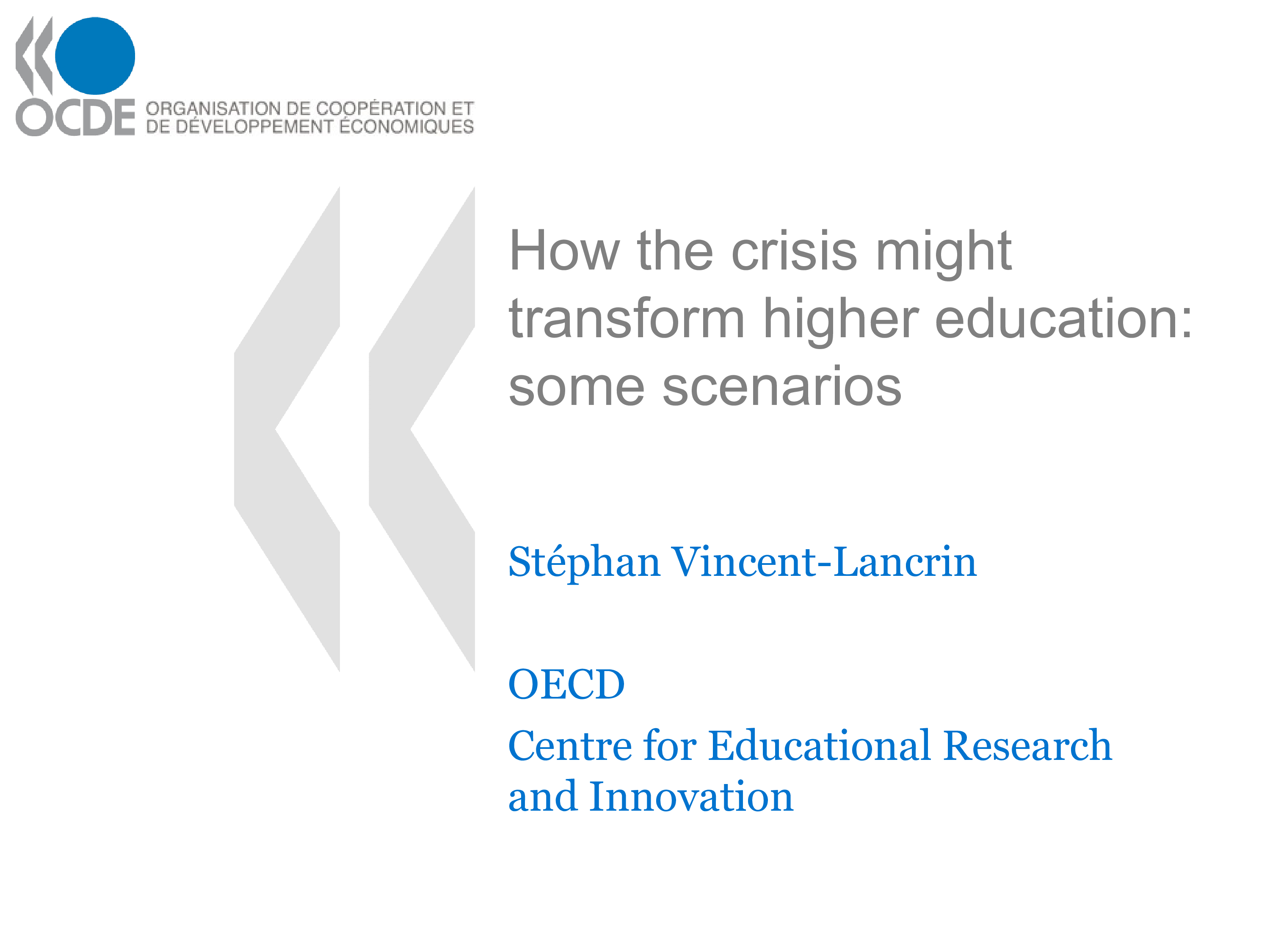 crisis higher education impact template