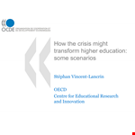 Crisis Higher Education Impact example document template