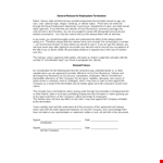 Employee Termination Release Form example document template