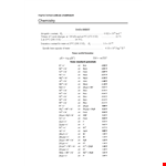 Printable Periodic Table - Download Free PDF, Learn Chemistry Basics example document template