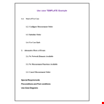Effective Use Case Template - Streamline Your Process | Available Now example document template