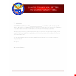 Clinic Volunteer Thank You Letter example document template