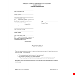 Child Parenting Plan Template - Simplify Your Co-Parenting example document template
