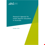 Ite Research Agenda example document template