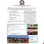 Sports Sponsorship Proposal for Company: Sponsorship Opportunities to Support Children in Sports example document template