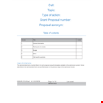 Create Winning Grant Proposals for Your Institution | Proposal Template example document template