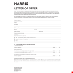 Formal Offer Letter Real Estate Template example document template