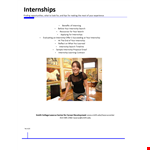 Thank You Letter for Internship Offer - Make an Impression with Your Appreciation example document template