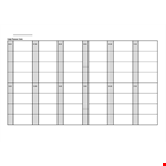 Customizable Daily Planner Template - Create Your Schedule with Ease example document template