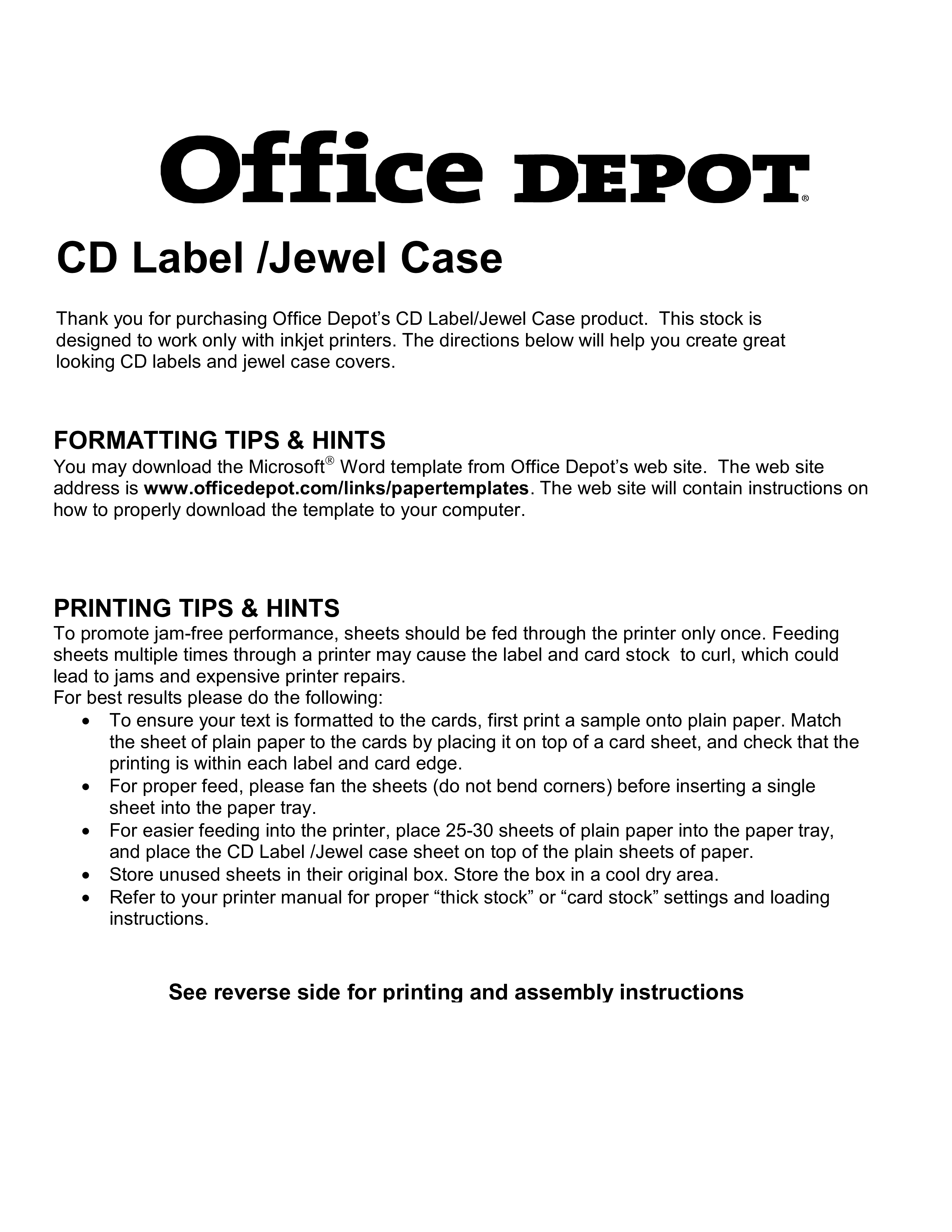 Cd Case Template cd-case-template