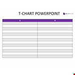 T Chart PowerPoint example document template