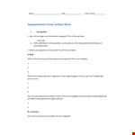 Craft Your Winning Essay Outline | Expert Guide with Introduction & Point-wise Argument example document template