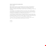 Immediate Resignation Letter By Email In Pdf example document template