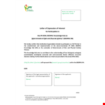 Writing Guide for Impressive Letter of Interest example document template