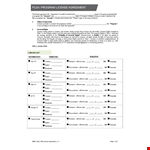 License Agreement Template - Create an Effective and Comprehensive Agreement for Program Licensing example document template