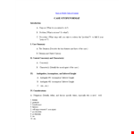 Effective Case Study Template for Identifying and Discussing Moral Dilemmas example document template