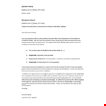 Official Offer Letter example document template