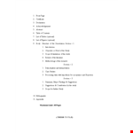 Project Report Declaration Format example document template