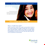 Find Your Ideal Weight with Our Easy-to-Use Chart example document template