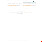 Sample Resume Fresh Graduate Accounting Student - Kickstart Your Career example document template