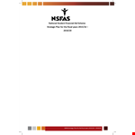 Strategic Plan for Financial Aid Solutions example document template