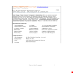 Hr Administration Resume Sample example document template