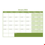 Free Download Monthly Calendar Schedule Template Excel example document template