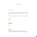 Certificate Of Service | Position | Insert | Free Template example document template