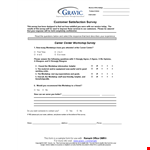 Printable Training Survey Template example document template