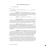 Commission Offer Letter Sample example document template 