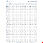Diamond Size Chart - Compare and Choose the Perfect Diamond Carat Size example document template