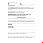 Instructional Lesson Plan Template for Students – Domains and Frameworks example document template