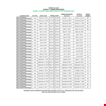 Hourly Payroll Schedule Template for Effective Employee Management example document template