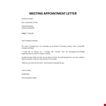 Meeting acceptance email example example document template