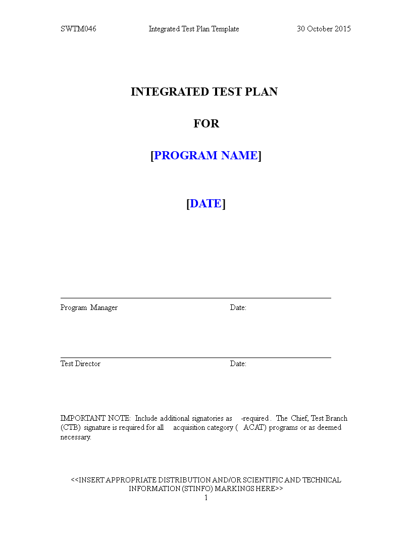 Test Plan Template Streamline Your Testing Process Test Plan Template Streamline Your Testing Process