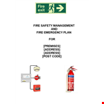 Fire Safety Management Plan - Ensure Safety, Emergency Preparedness, and Building Security example document template
