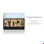 Email Marketing Project Plan example document template 