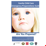 Child Care Basic Emergency Plan Template example document template