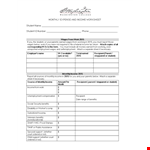 Monthly Expense & Income Worksheet example document template