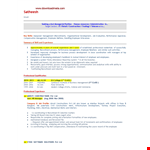 Sample Asst Hr Manager Resume Format example document template