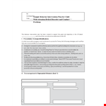 Effective Classroom Management Plan for Child Behavior and Learning Success example document template